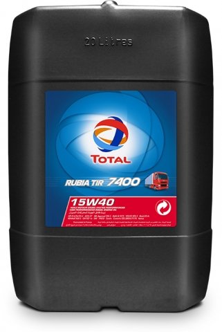 Total RUBIA TIR 7400 15W40 20L