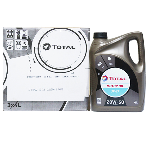 Total  Motor Oil SF 20W50 3x4L*3